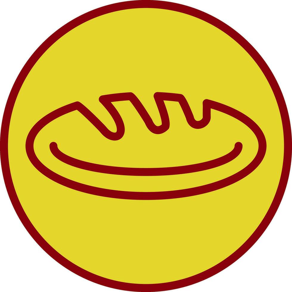 Brot-Vektor-Icon-Design vektor