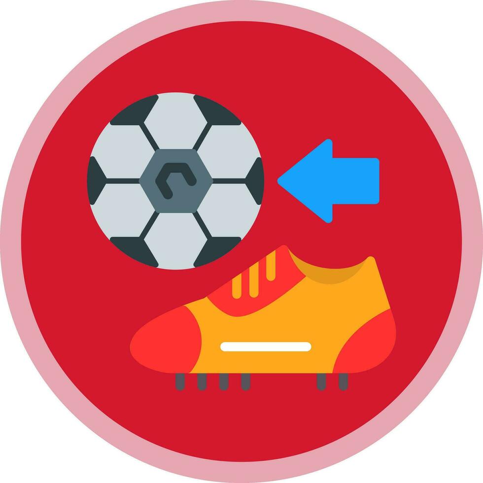 Fußballschuhe Vektor-Icon-Design vektor