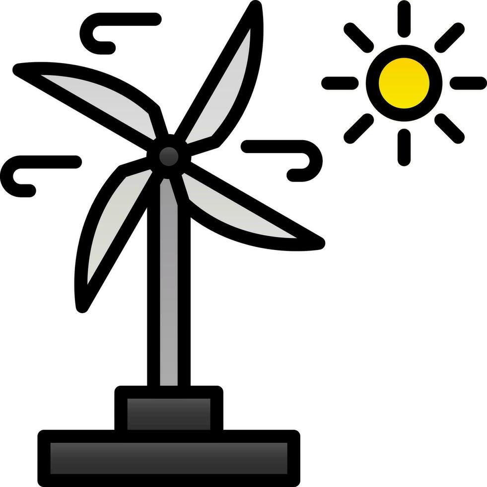 Wind Energie Vektor Symbol Design