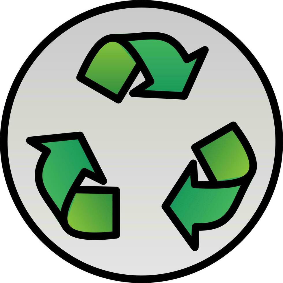 Recycling-Vektor-Icon-Design vektor