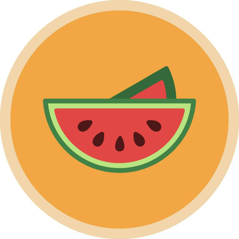 vattenmelon vektor ikon design