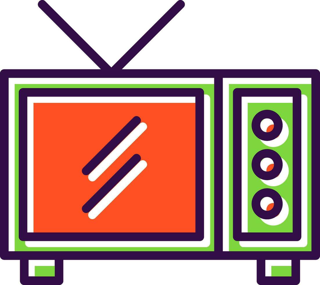 Fernsehen Vektor Symbol Design