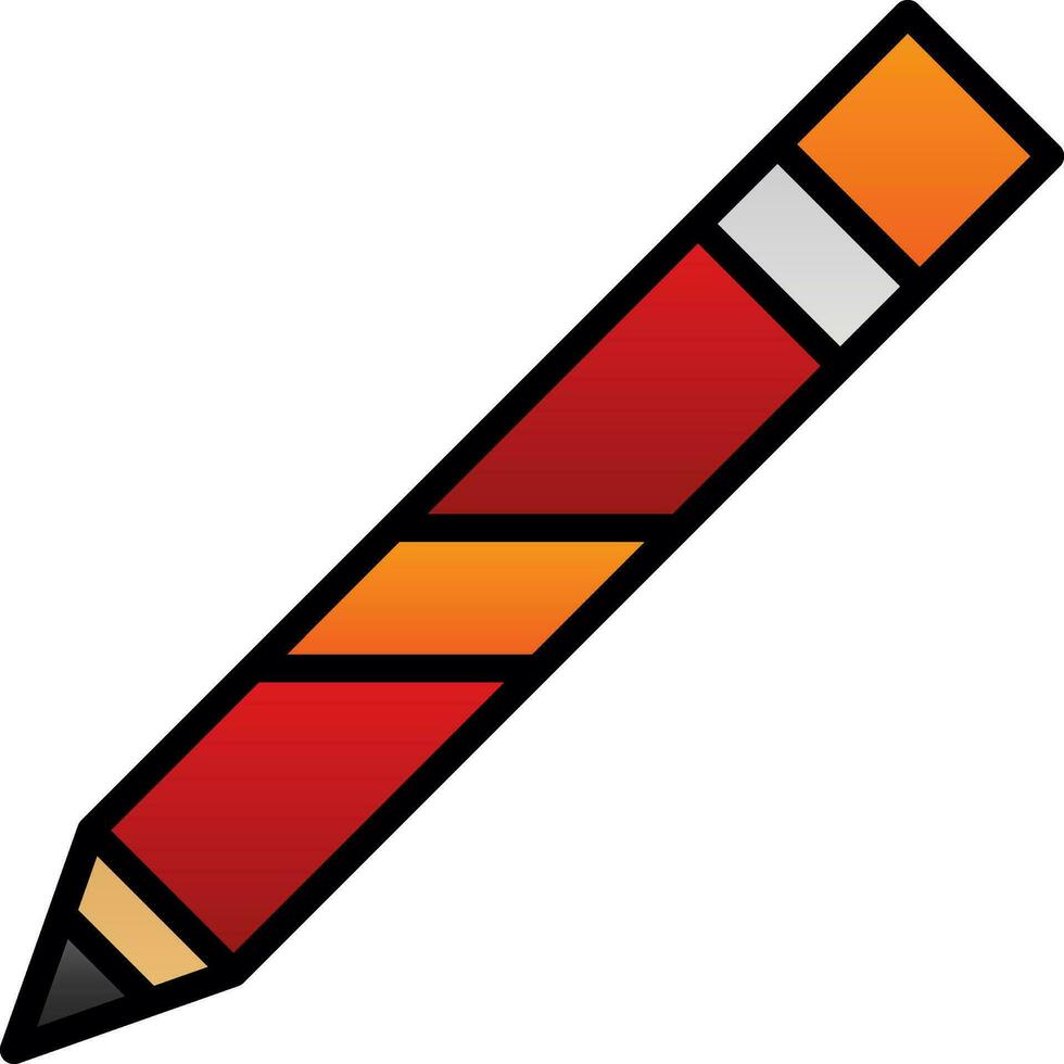 Bleistift-Vektor-Icon-Design vektor