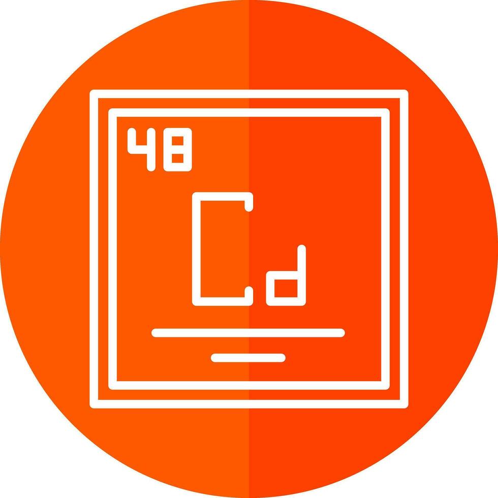 kadmium vektor ikon design