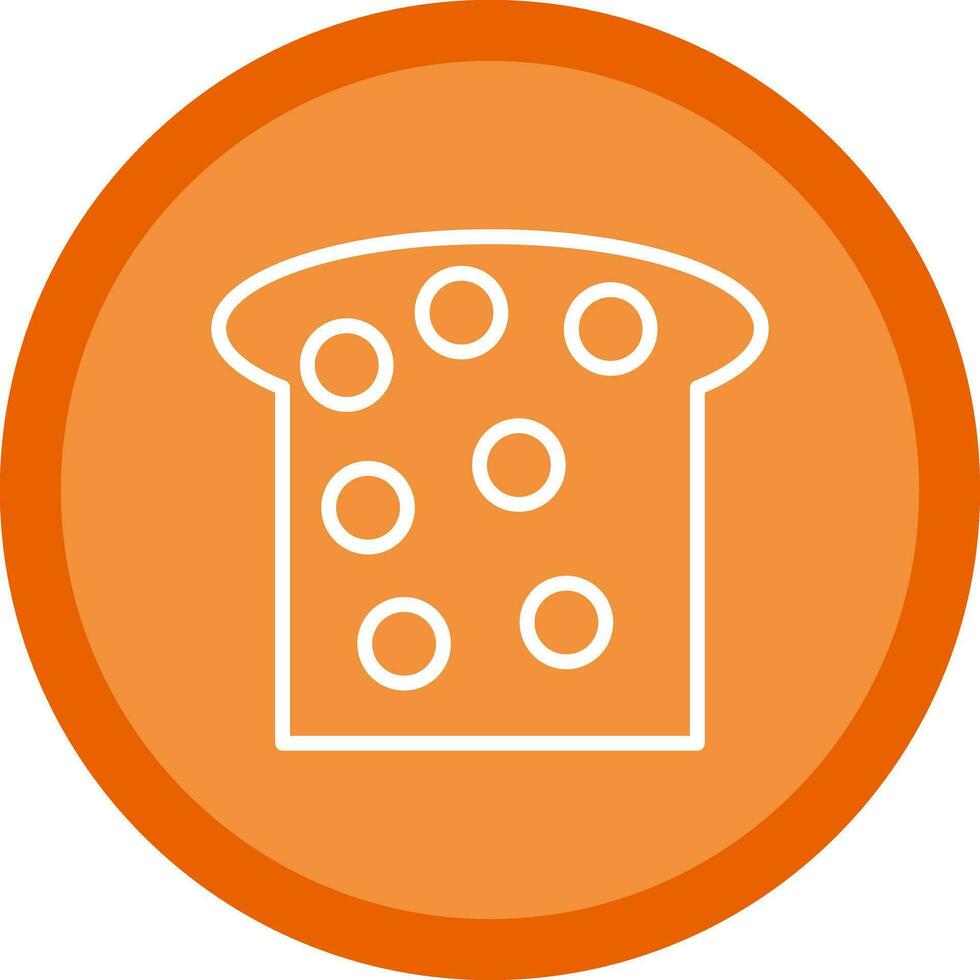 Toast-Vektor-Icon-Design vektor