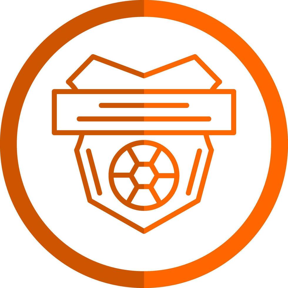 Fußballverein-Vektor-Icon-Design vektor