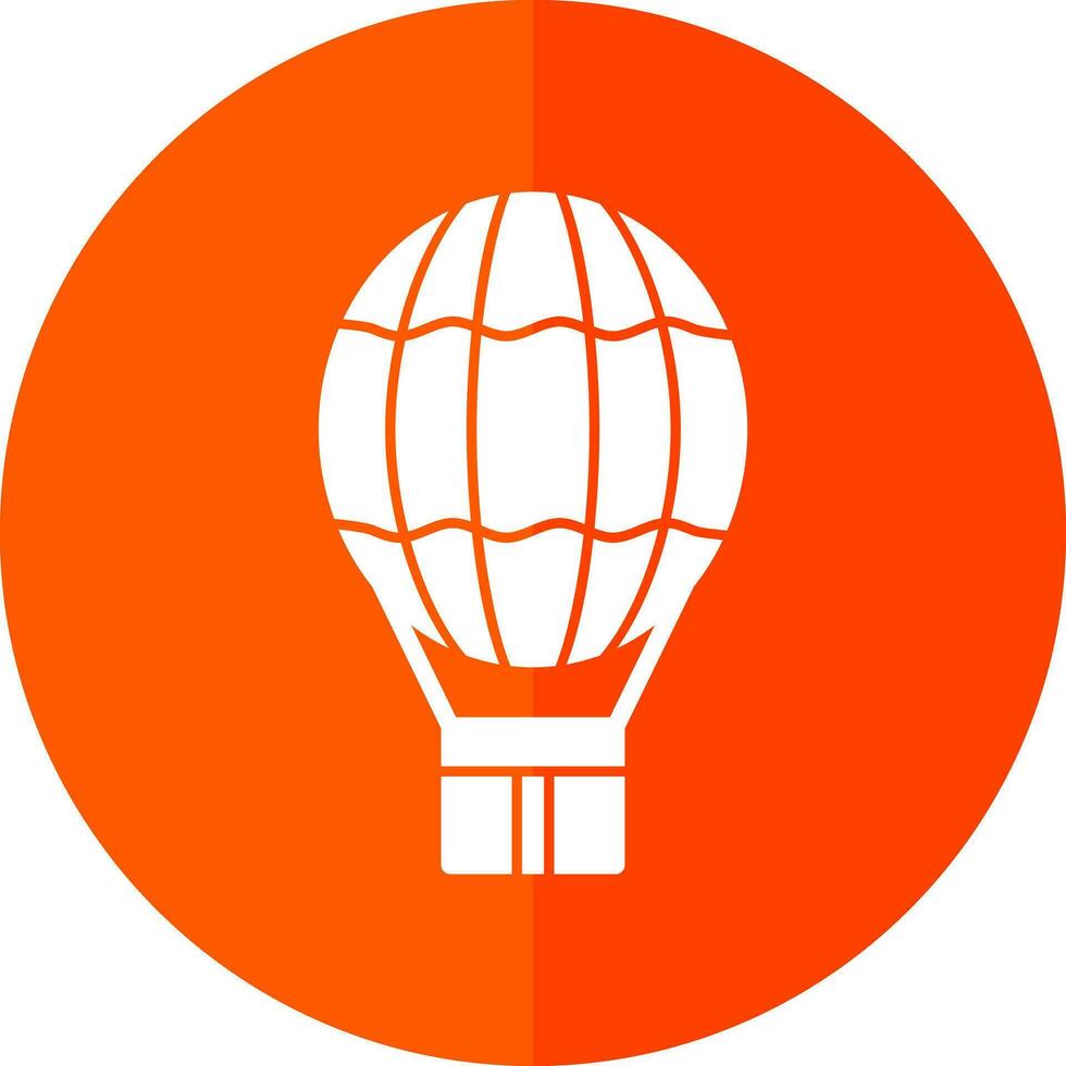 Heißluftballon-Vektor-Icon-Design vektor