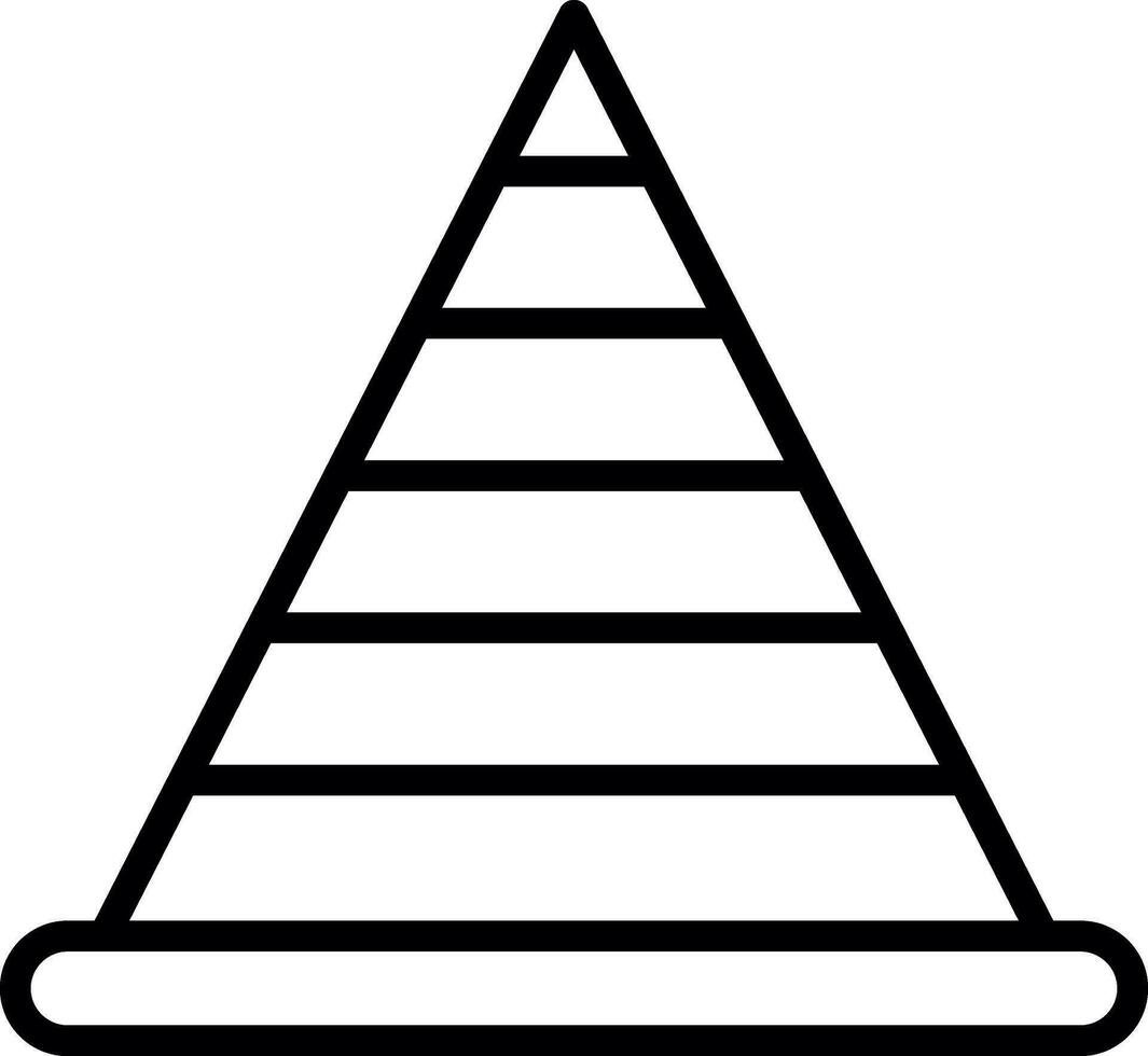 Pyramidenvektor-Icon-Design vektor