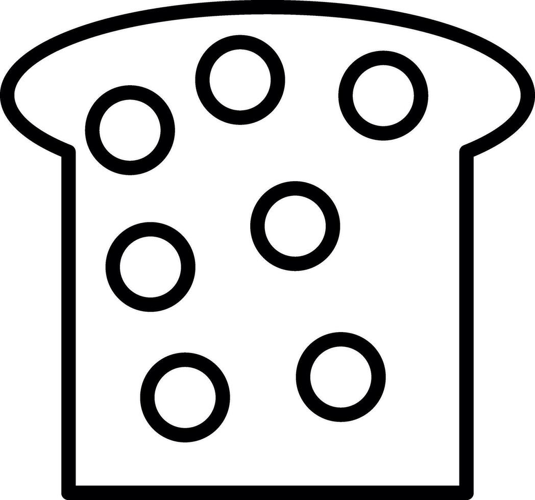 Toast-Vektor-Icon-Design vektor