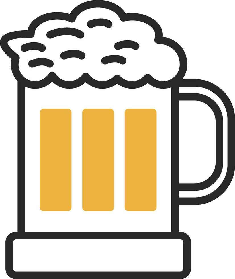 Bier-Vektor-Icon-Design vektor