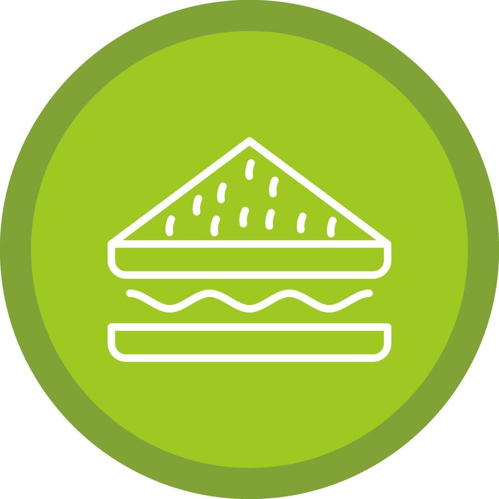 Sandwich-Vektor-Icon-Design vektor