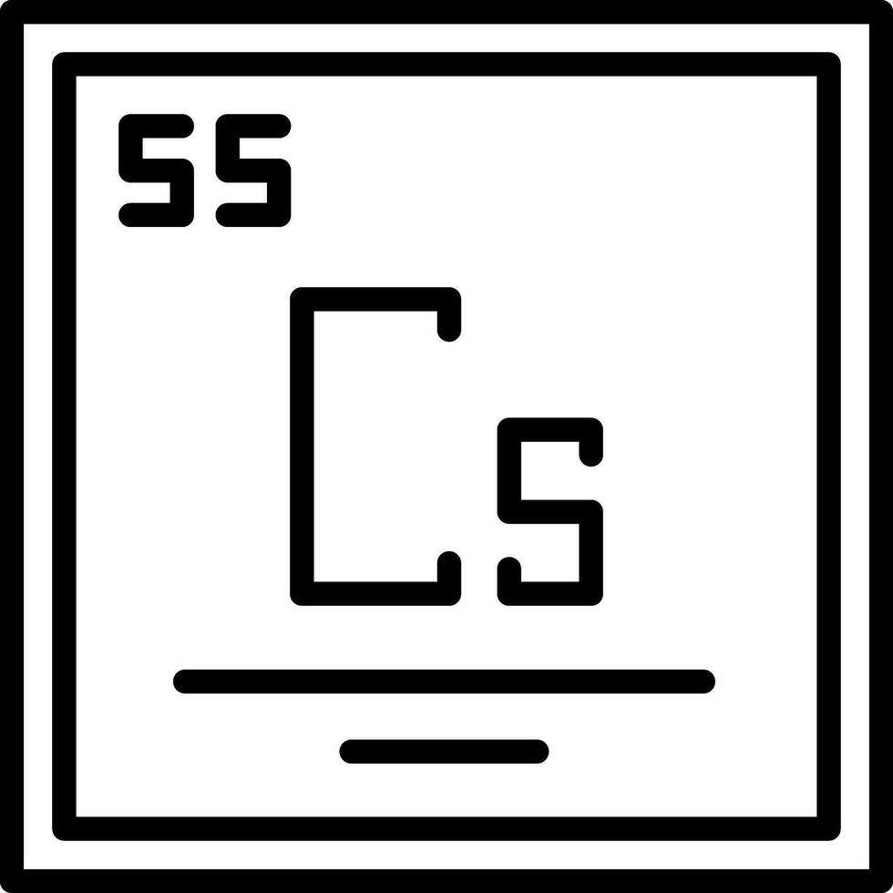 cesium vektor ikon design