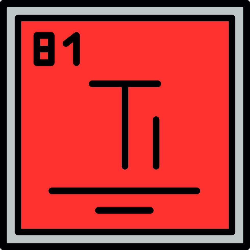 tallium vektor ikon design
