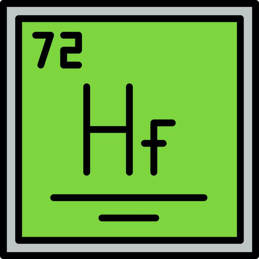Hafnium Vektor Symbol Design