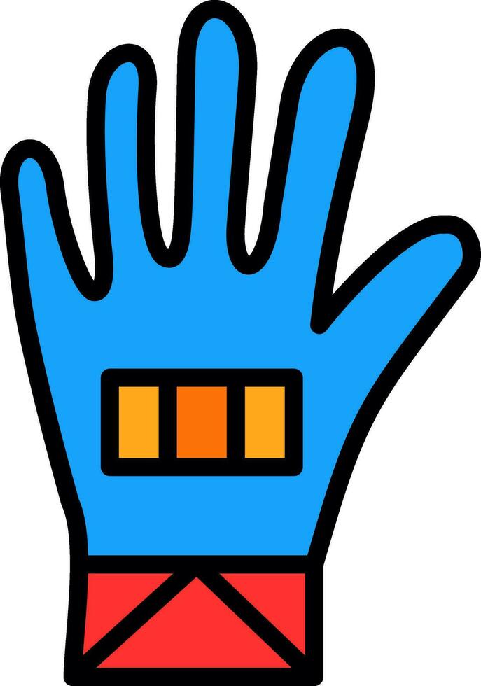 Handschuh-Vektor-Icon-Design vektor