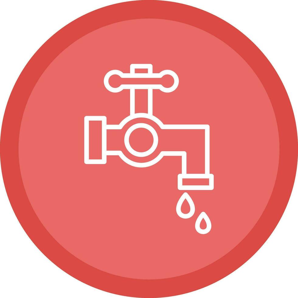 Wasserhahn-Vektor-Icon-Design vektor