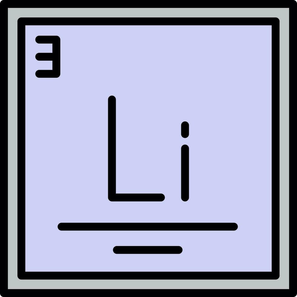 Lithium Vektor Symbol Design