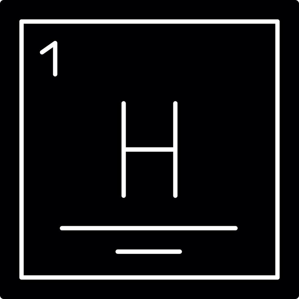 Wasserstoff Vektor Symbol Design