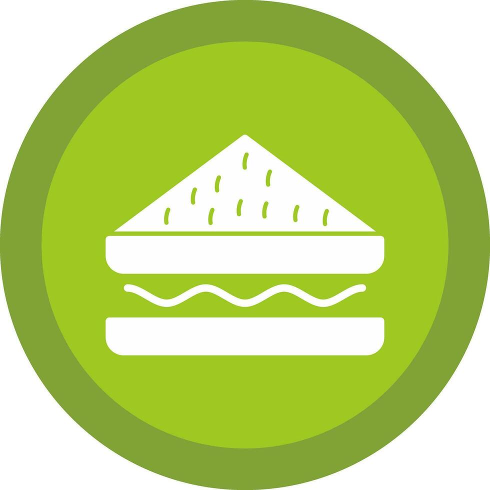 Sandwich-Vektor-Icon-Design vektor