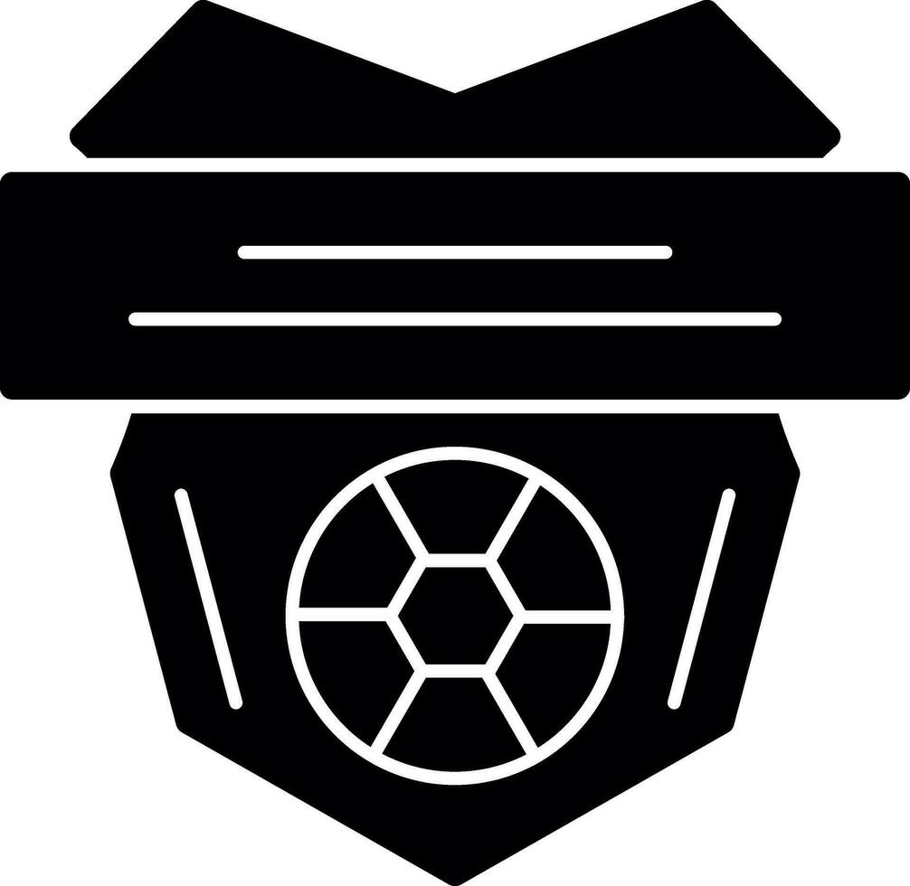 Fußballverein-Vektor-Icon-Design vektor