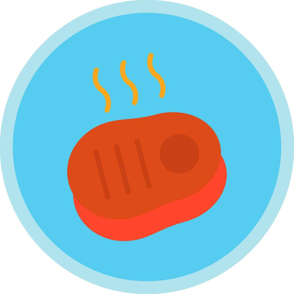 Fleisch-Vektor-Icon-Design vektor