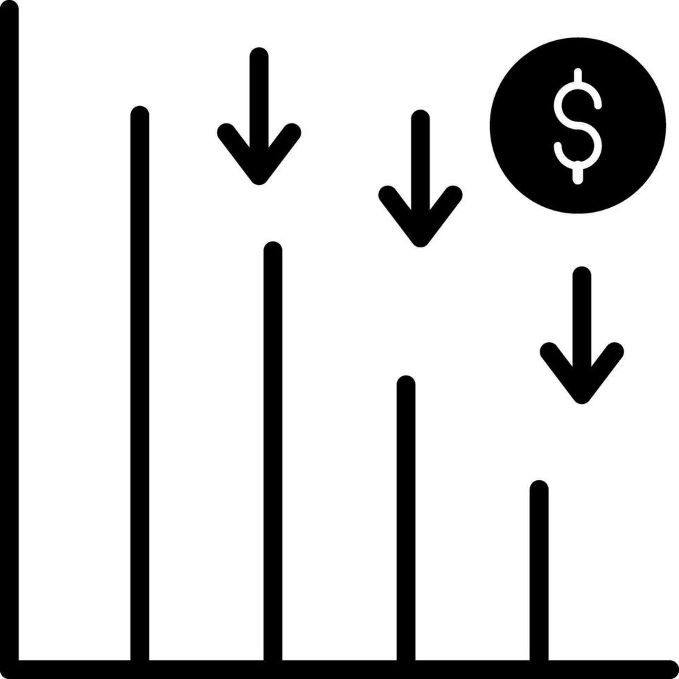 linje Diagram vektor ikon design