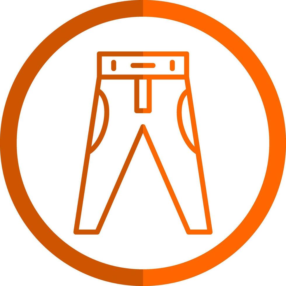 Hosen-Vektor-Icon-Design vektor