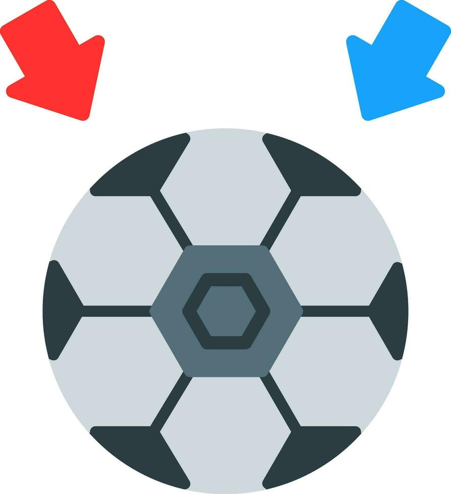 Fußball Ball Vektor Symbol Design