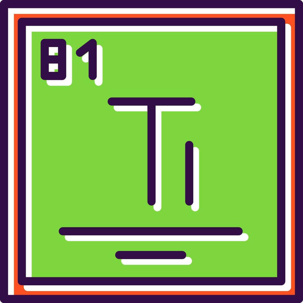 Thallium Vektor Symbol Design