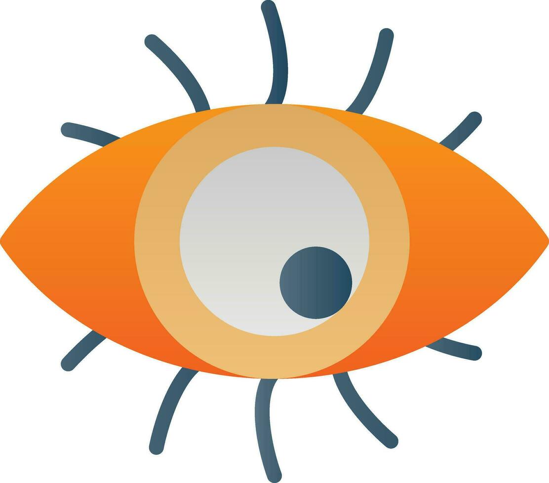 Auge-Vektor-Icon-Design vektor