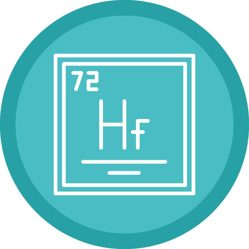 Hafnium Vektor Symbol Design