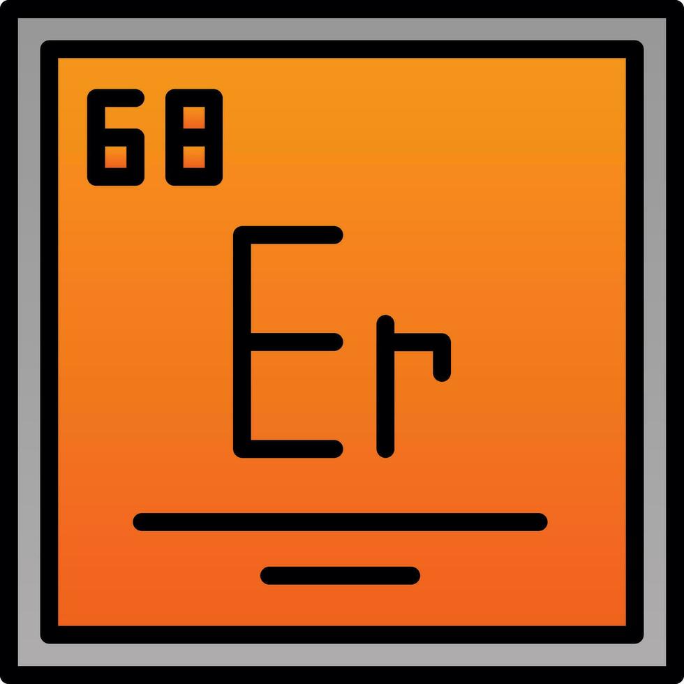 erbium vektor ikon design