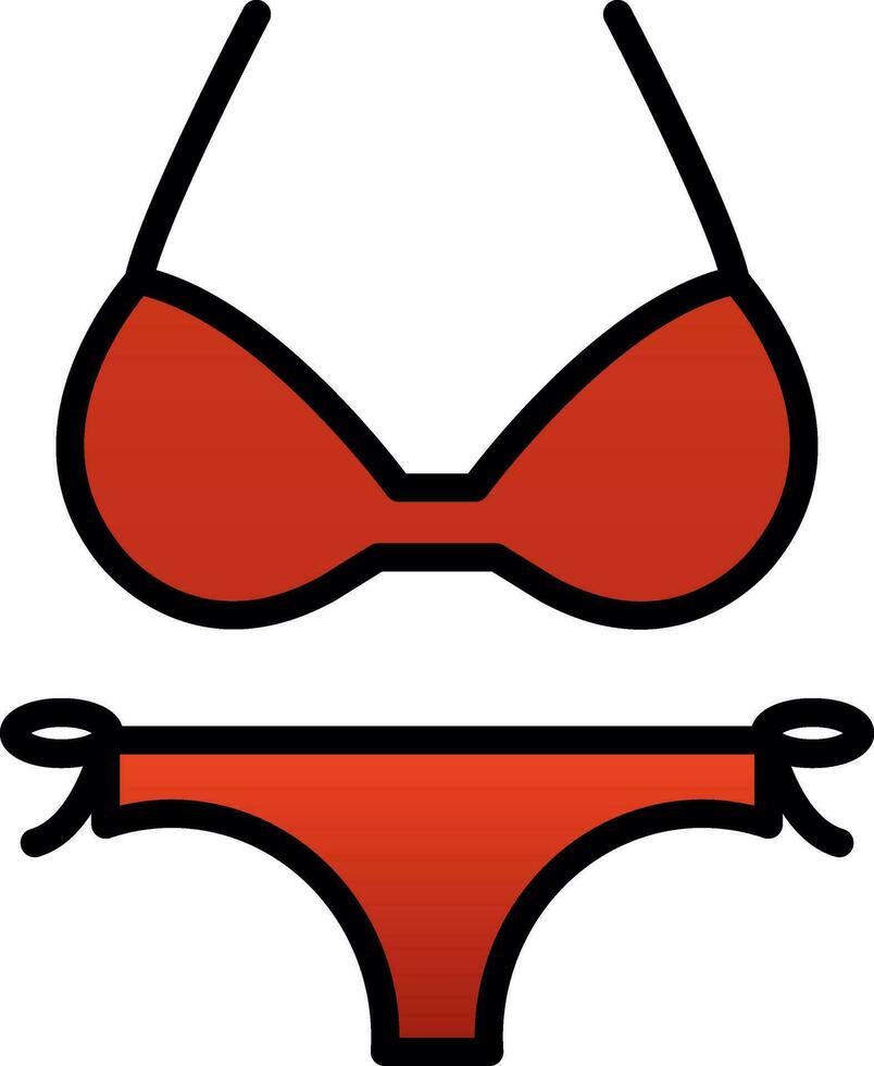 bikini vektor ikon design