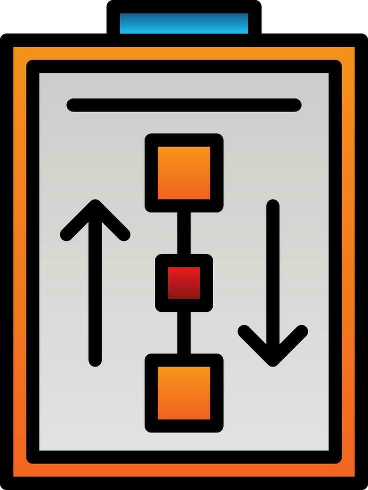 arbetsflöde vektor ikon design