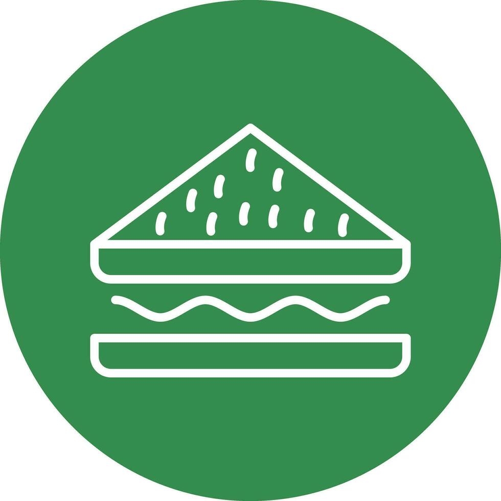 Sandwich-Vektor-Icon-Design vektor