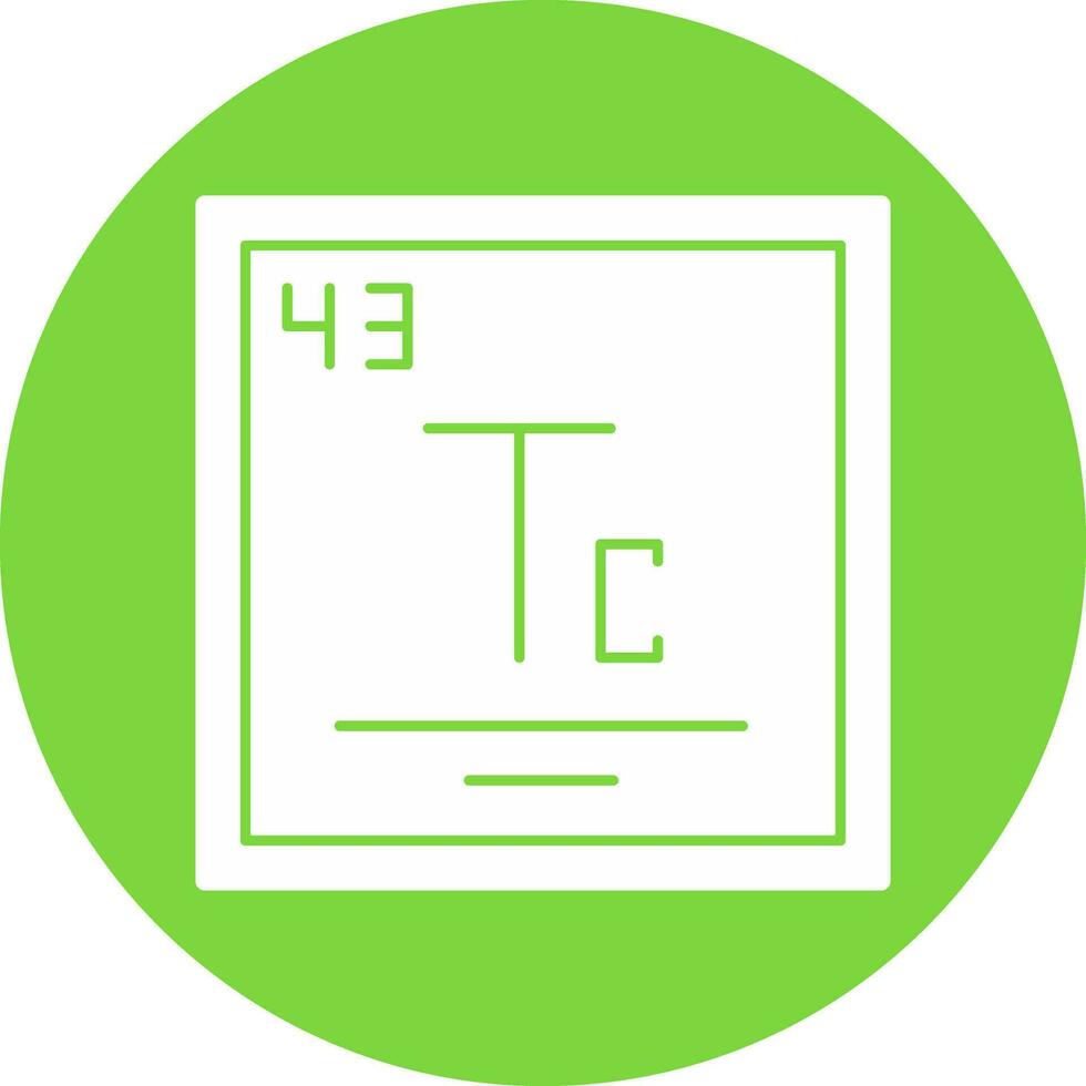teknetium vektor ikon design