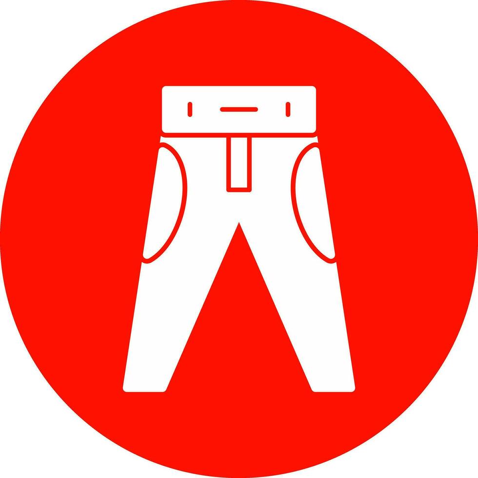 Hosen-Vektor-Icon-Design vektor