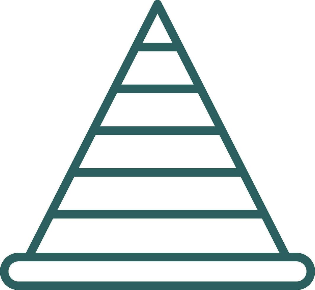 Pyramidenvektor-Icon-Design vektor