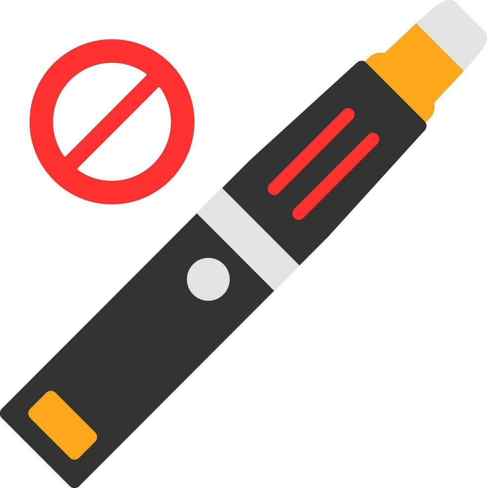 Nichtraucher-Vektor-Icon-Design vektor