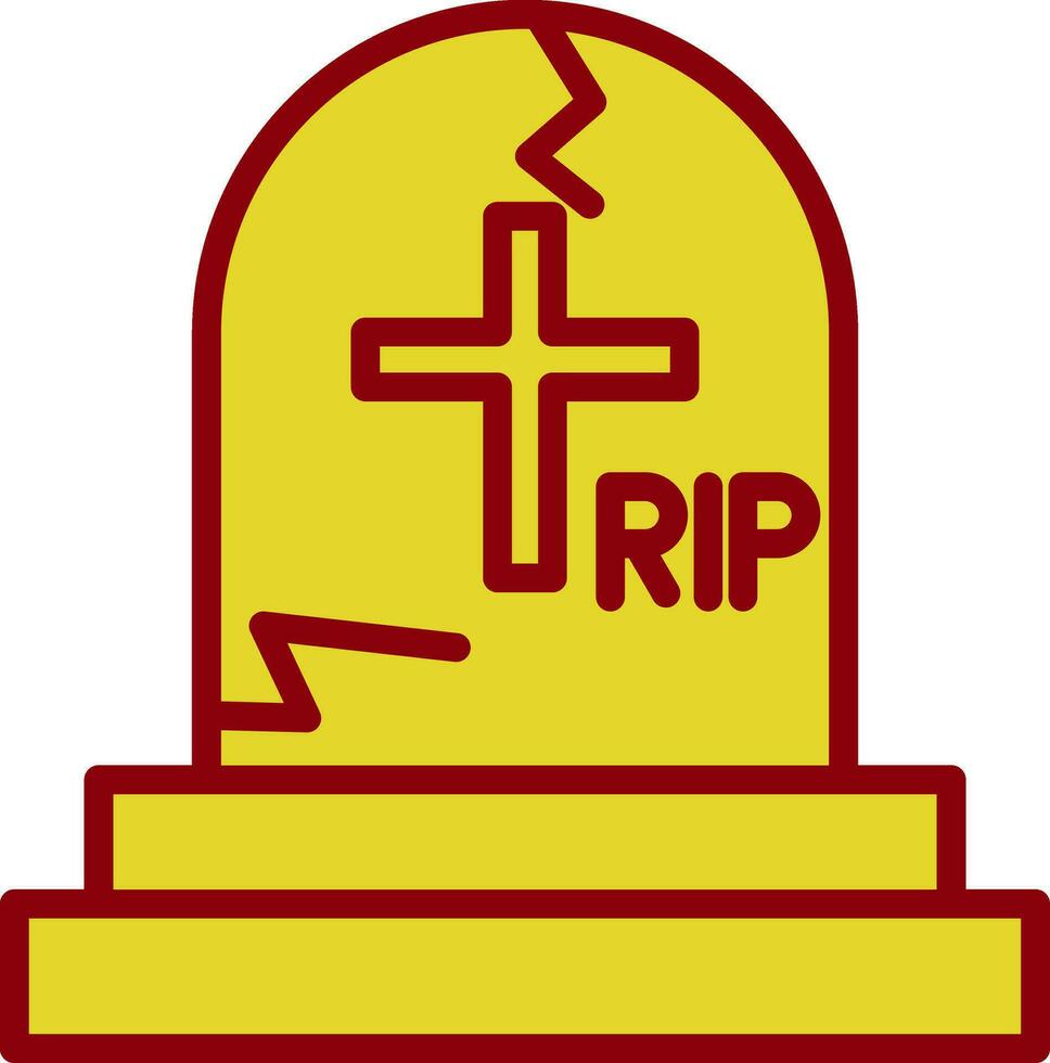 Friedhof-Vektor-Icon-Design vektor