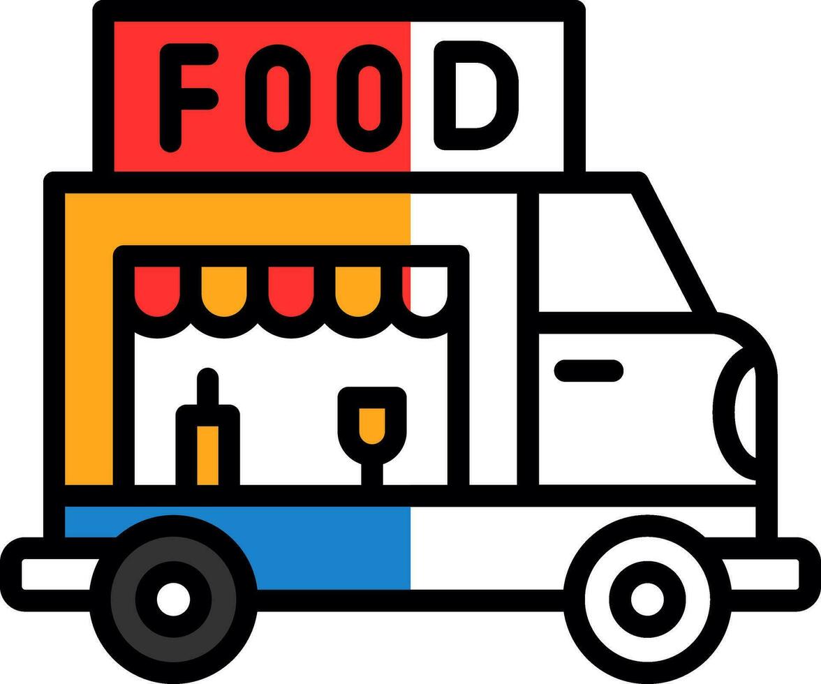 Food-Truck-Vektor-Icon-Design vektor