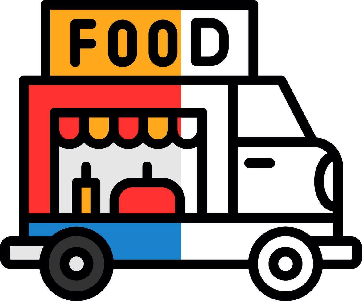 Food-Truck-Vektor-Icon-Design vektor
