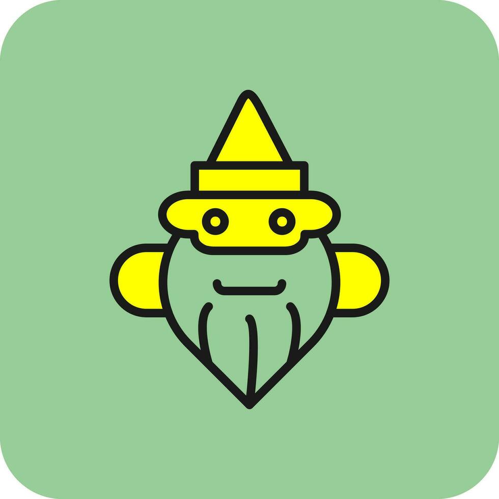 gnome vektor ikon design