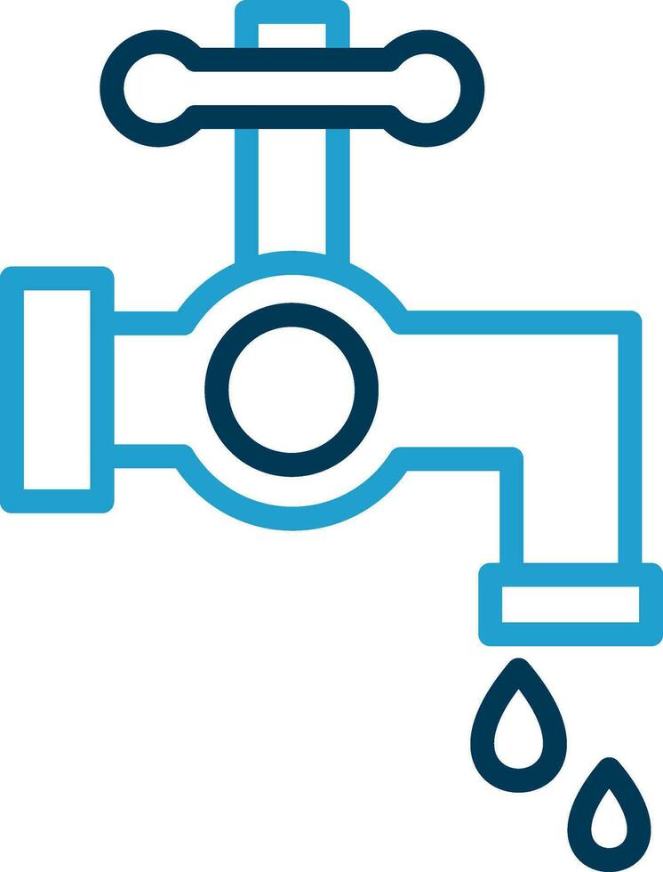 vatten kran vektor ikon design