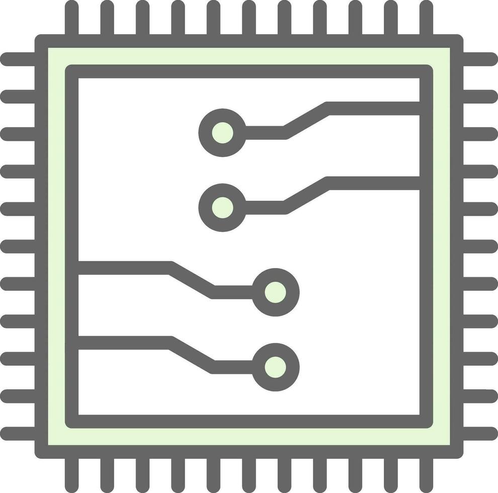 Chip-Vektor-Icon-Design vektor