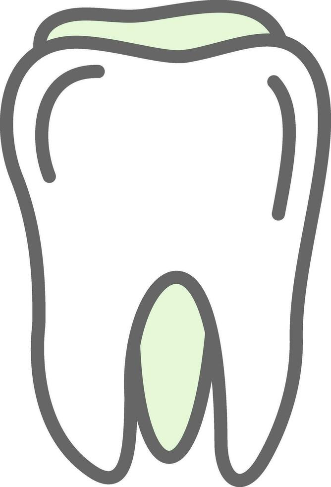 tand vektor ikon design