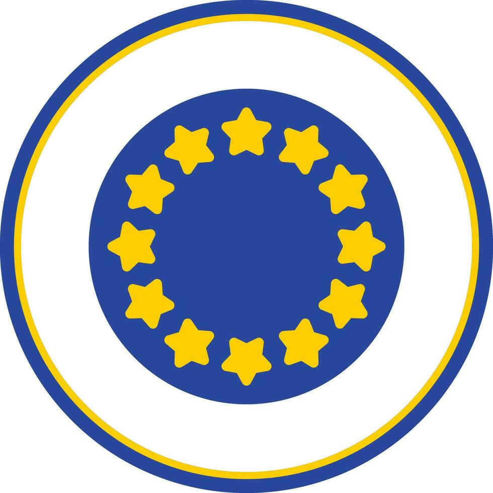 europeisk union vektor ikon design