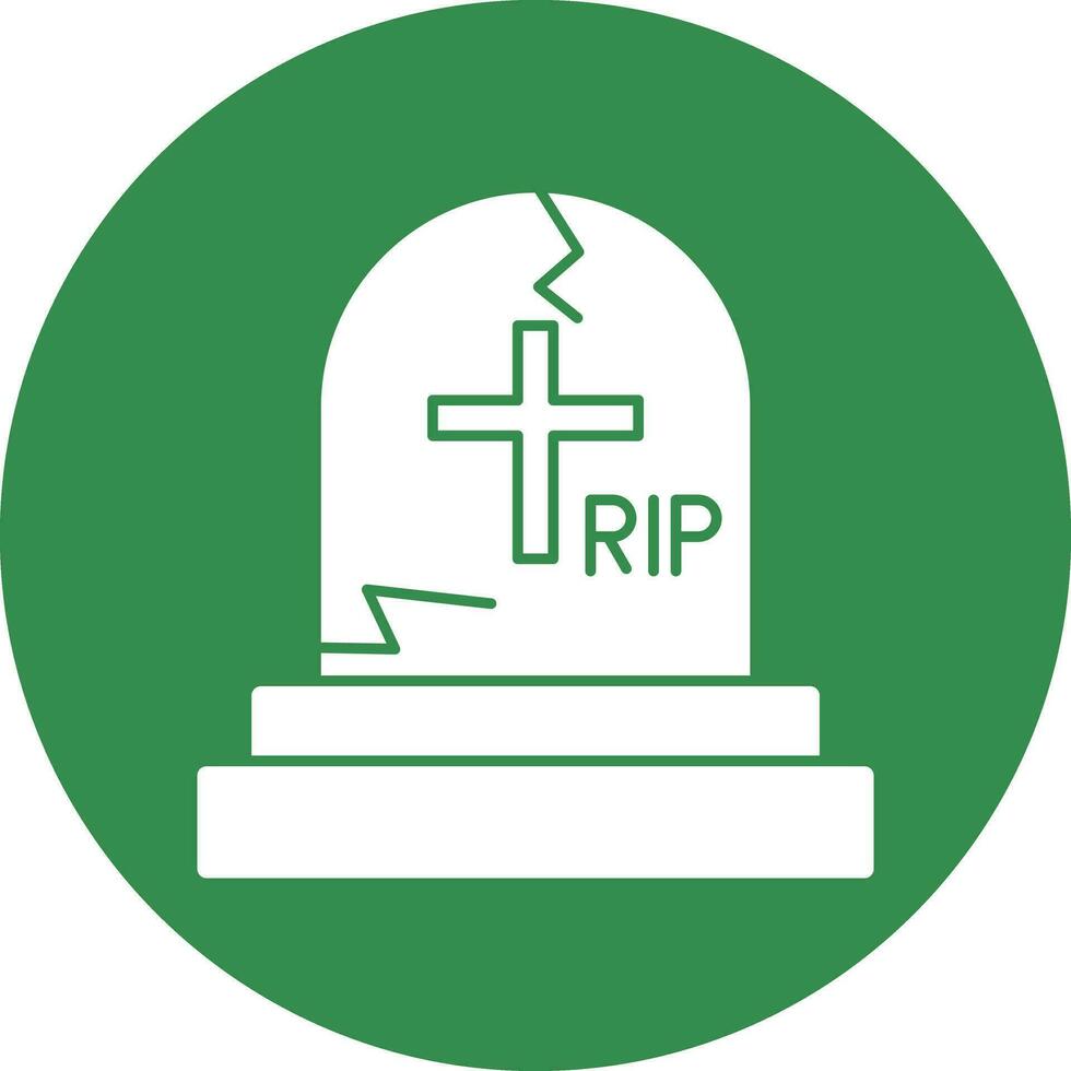 Friedhof-Vektor-Icon-Design vektor