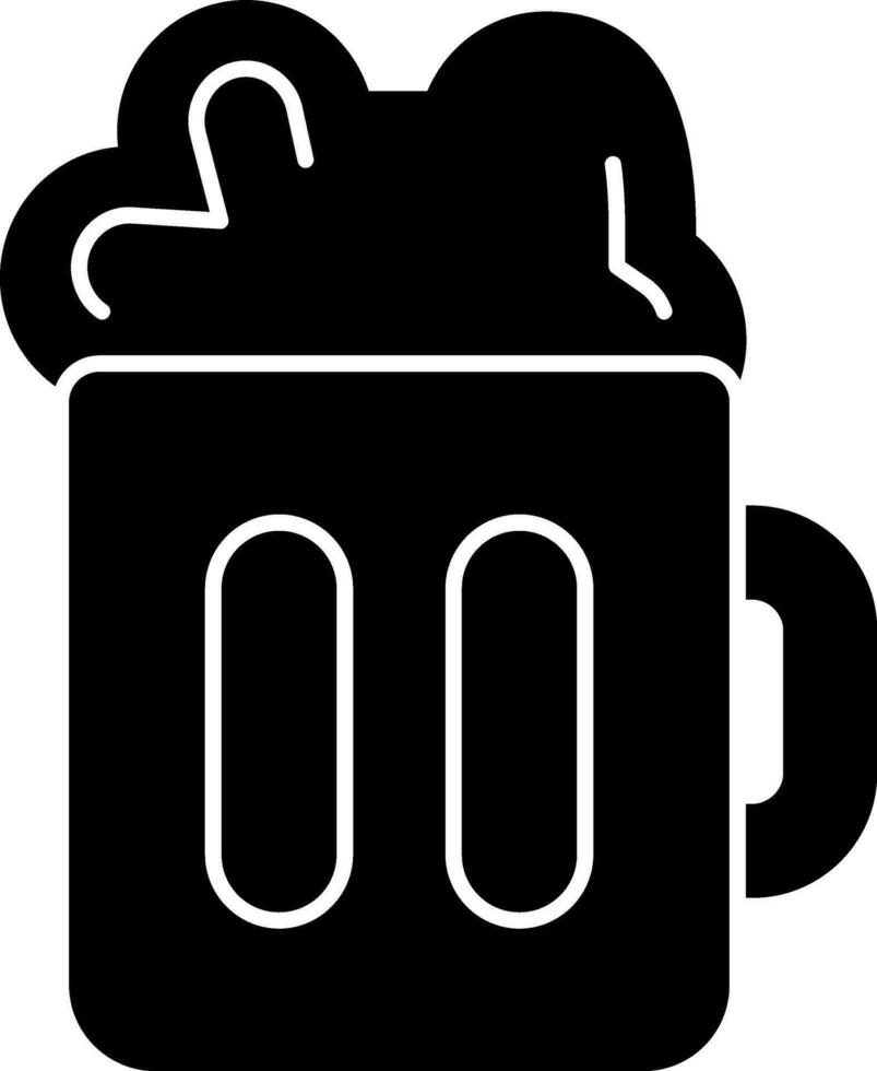 Bier Becher Vektor Symbol Design