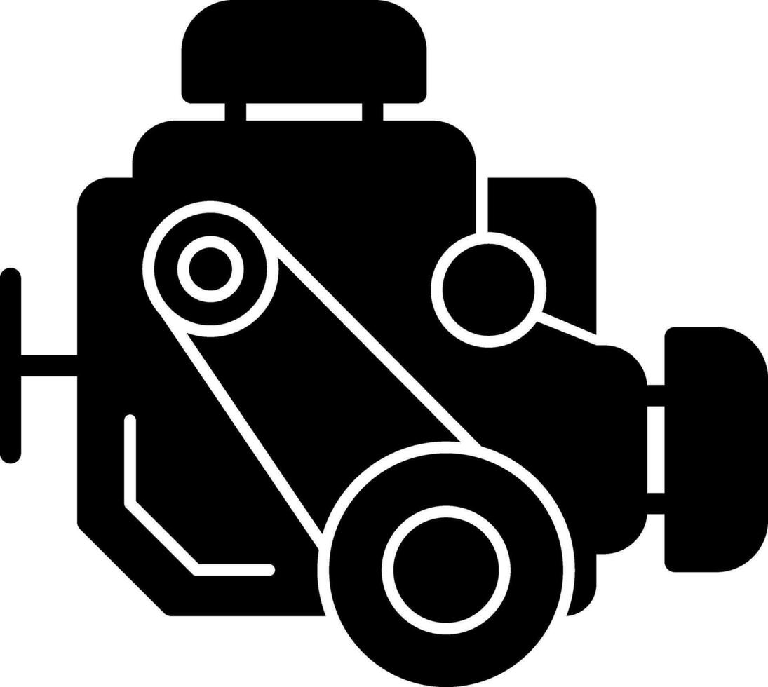 Auto-Motor-Vektor-Icon-Design vektor